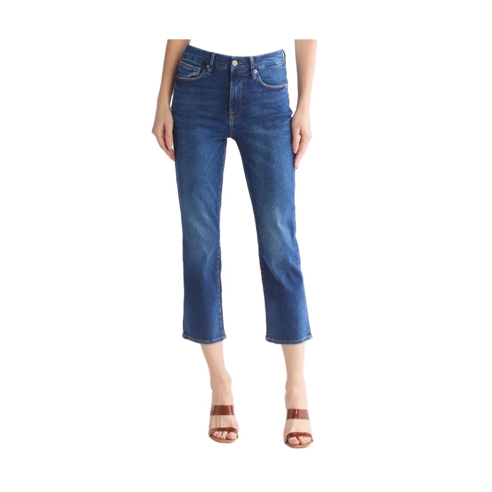 NWT Good American Always Fit Good Petite Straight Jeans Size 28-32